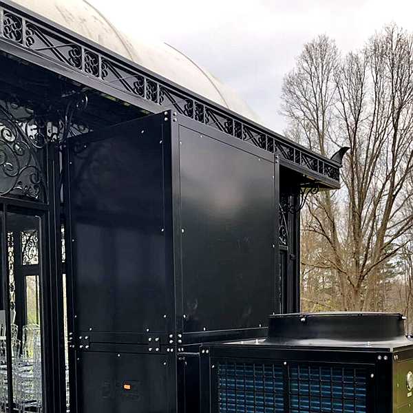 Glass Black Victorian Style Greenhouse For Sale